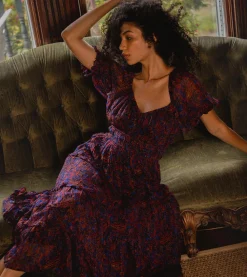 Cleobella Dresses-Alessia Midi Dressretrograde Paisley