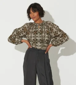 Cleobella Tops-Alicia Blouseretro Tile