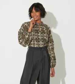 Cleobella Tops-Alicia Blouseretro Tile