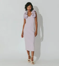 Cleobella Dresses-Antoinette Midi Dresslilac