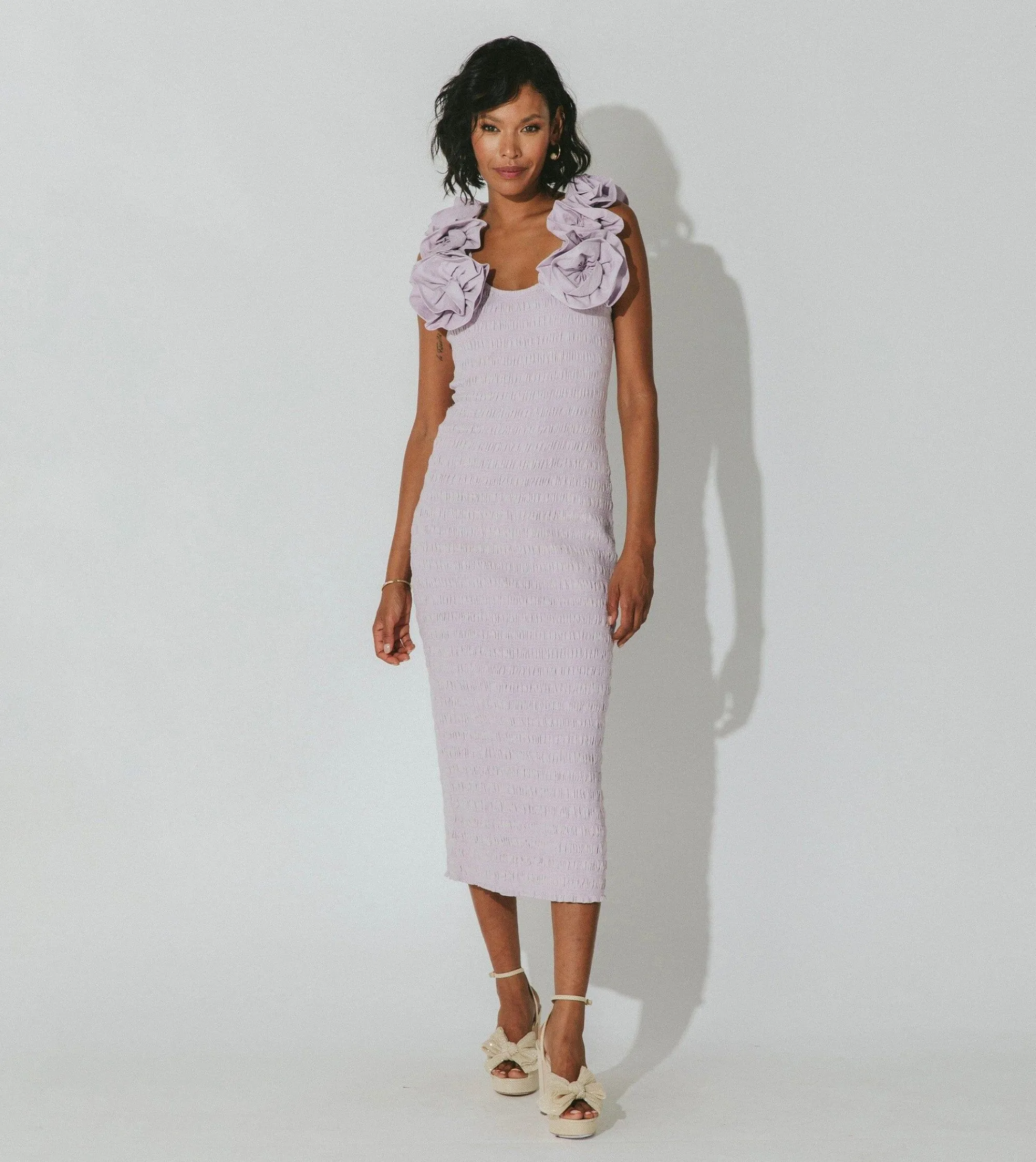 Cleobella Dresses-Antoinette Midi Dresslilac
