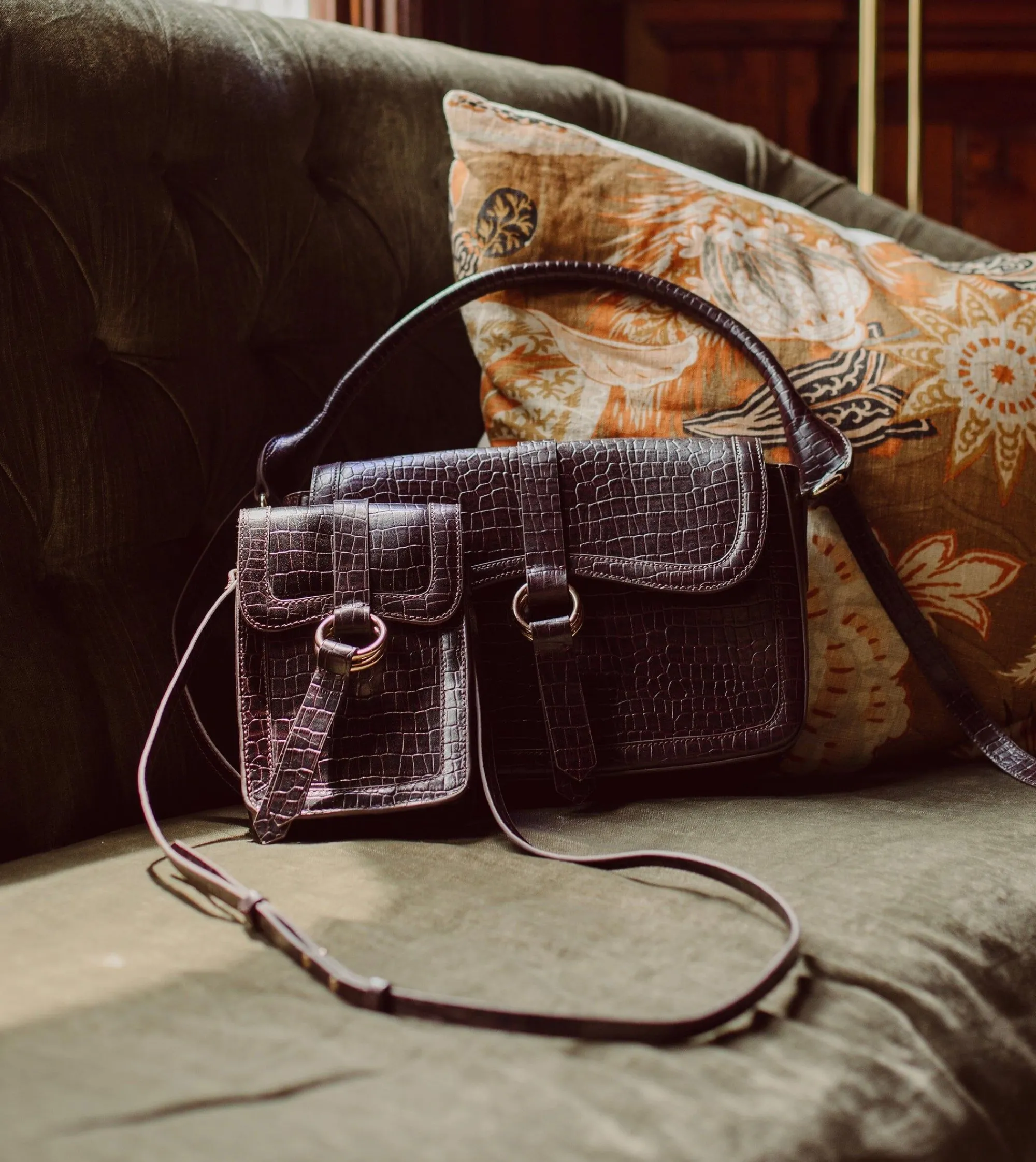 Cleobella Handbags-Araceli Convertible Crossbodybordeaux