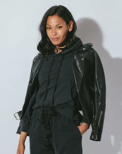 Cleobella Jackets & Sweaters-Asher Leather Jacketblack
