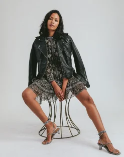 Cleobella Jackets & Sweaters-Asher Leather Jacketblack