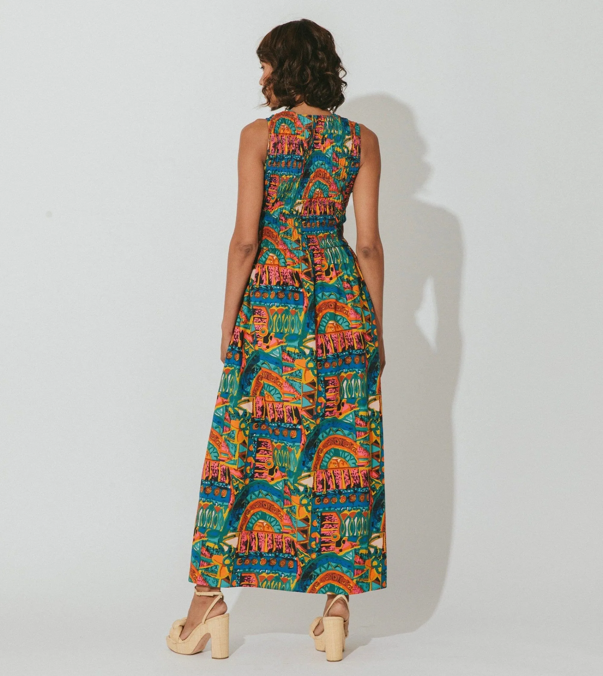 Cleobella Dresses-Ayanna Ankle Dressparadiso