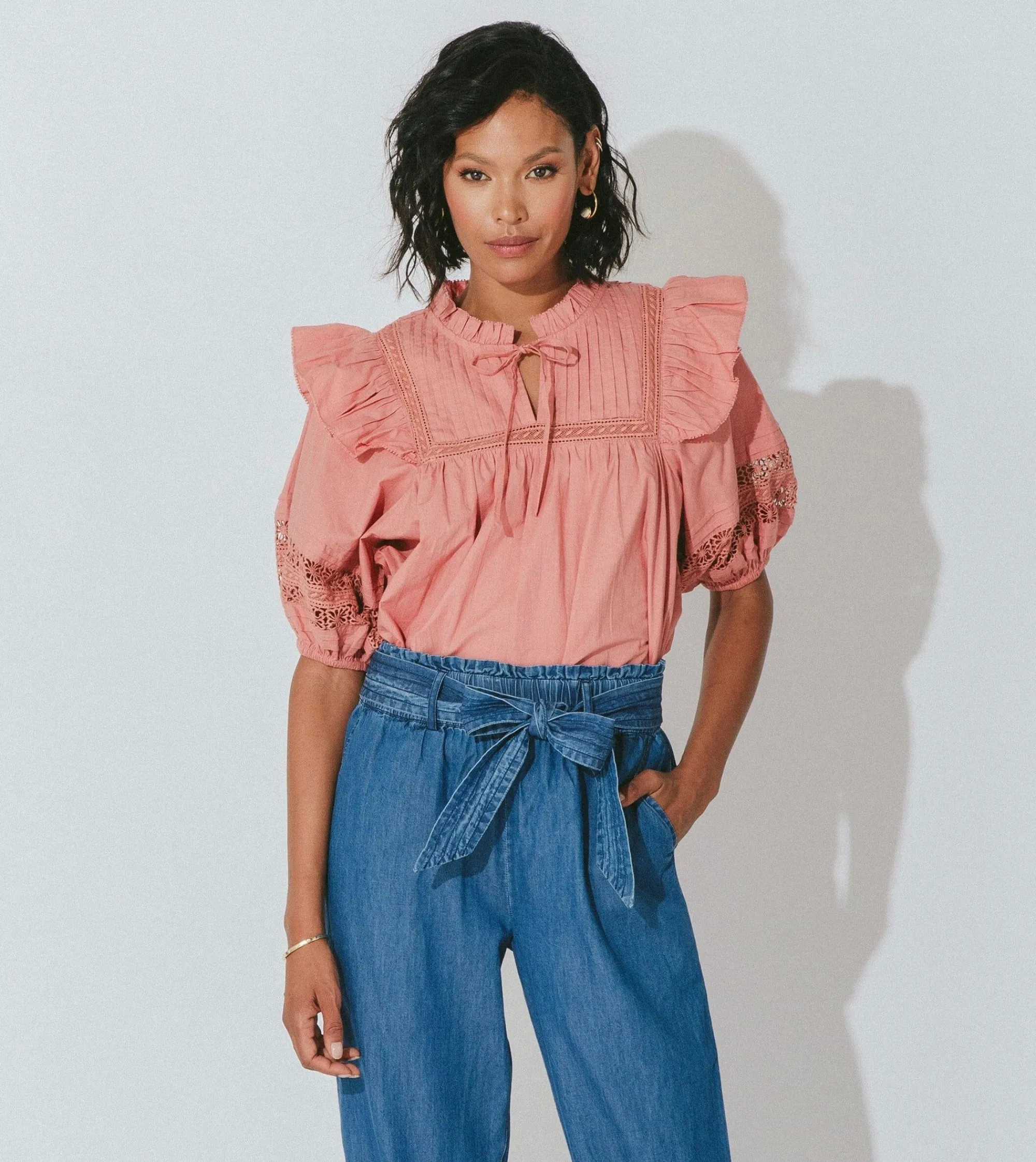 Cleobella Tops-Bridget Blouserose