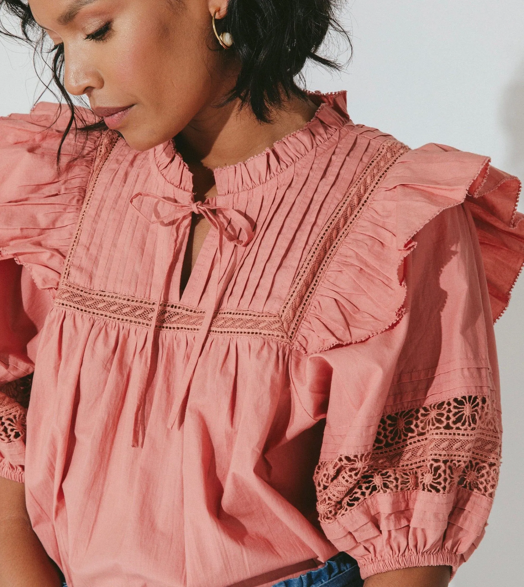 Cleobella Tops-Bridget Blouserose