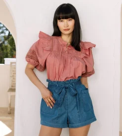 Cleobella Tops-Bridget Blouserose