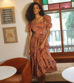 Cleobella Dresses-Brielle Midi Dressrhode Paisley