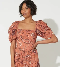 Cleobella Dresses-Brielle Midi Dressrhode Paisley