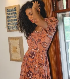 Cleobella Dresses-Brielle Midi Dressrhode Paisley
