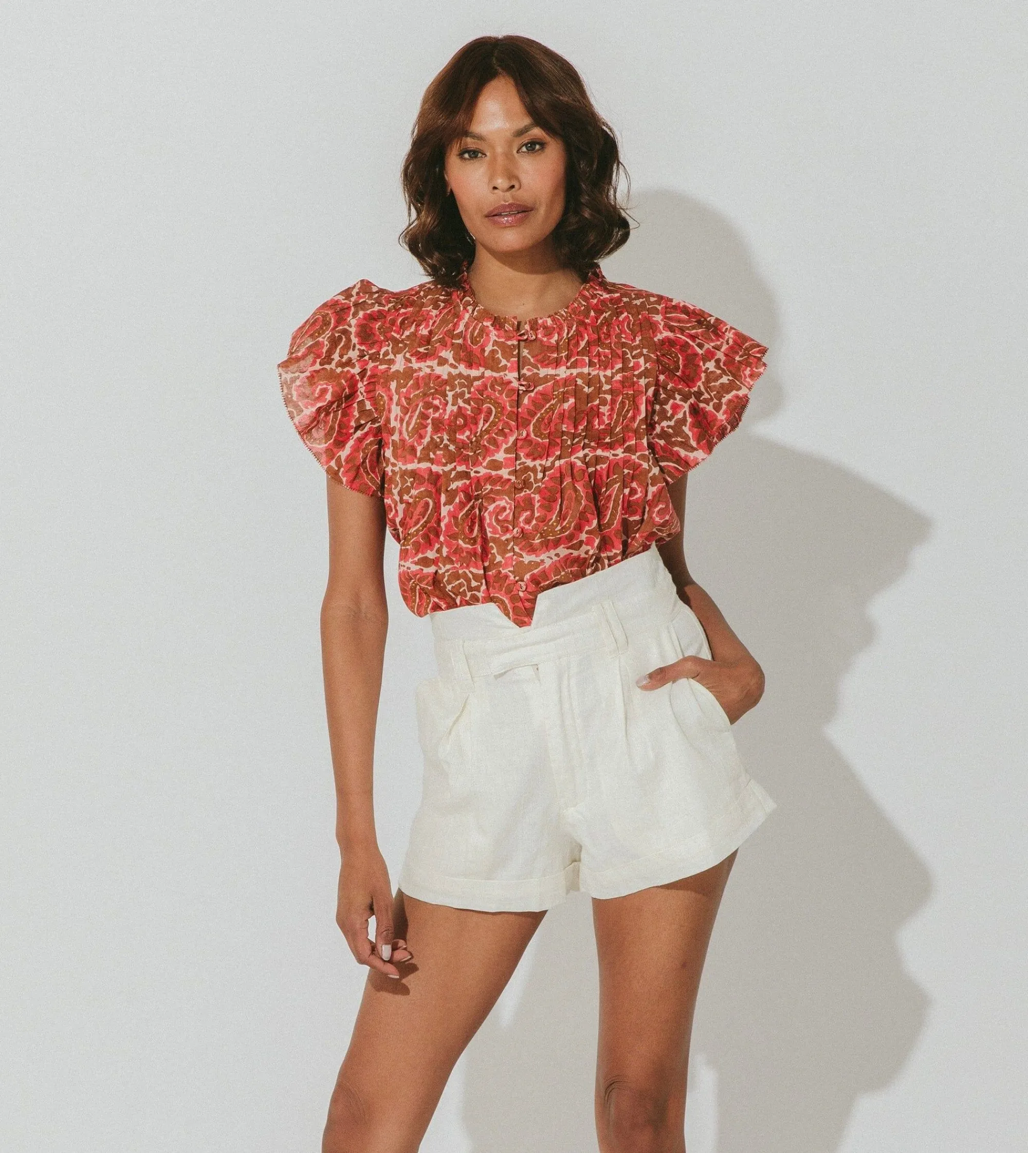 Cleobella Tops-Calla Blouseaurora