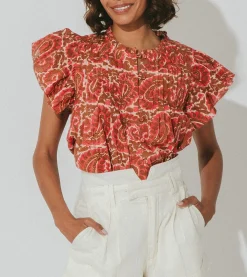 Cleobella Tops-Calla Blouseaurora