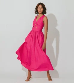 Cleobella Dresses-Charaya Ankle Dressmagenta