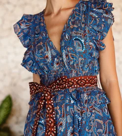 Cleobella Dresses-Elara Mini Dresslazuli