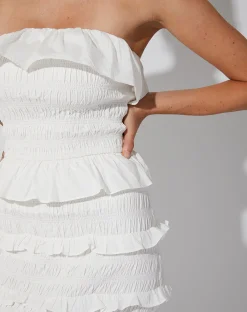 Cleobella Dresses-Elodie Midi Dresswhite