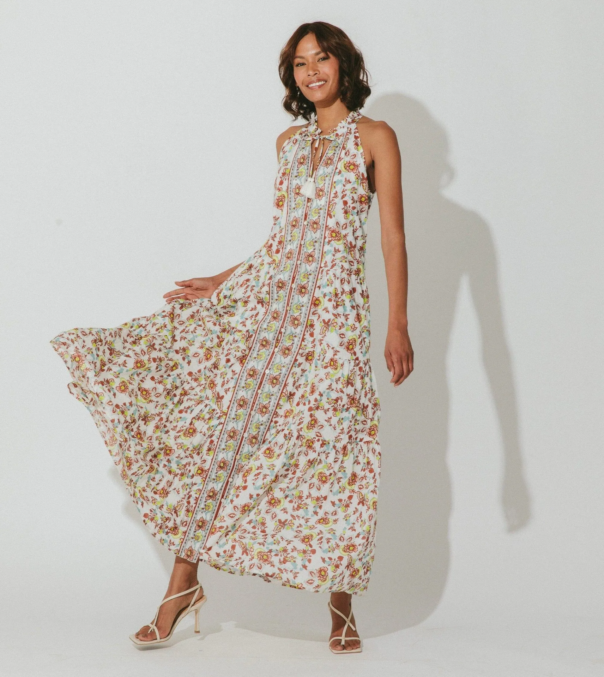 Cleobella Dresses-Evangeline Ankle Dressenya