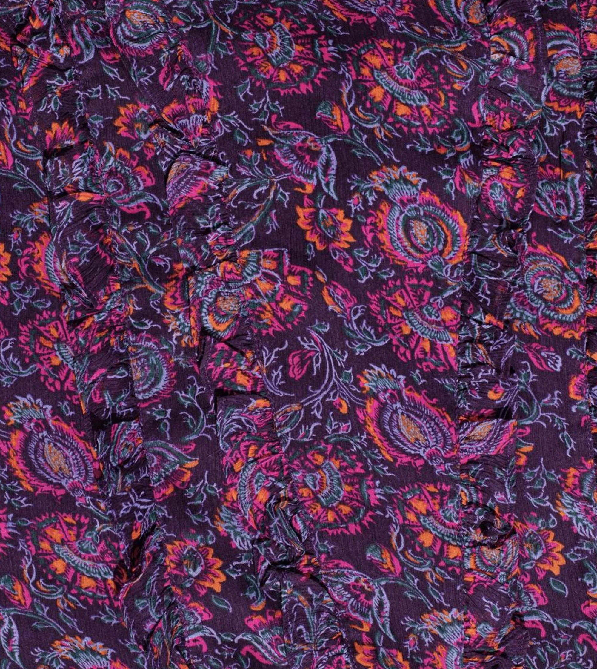 Cleobella Tops-Fiorella Blousebordeaux Floral