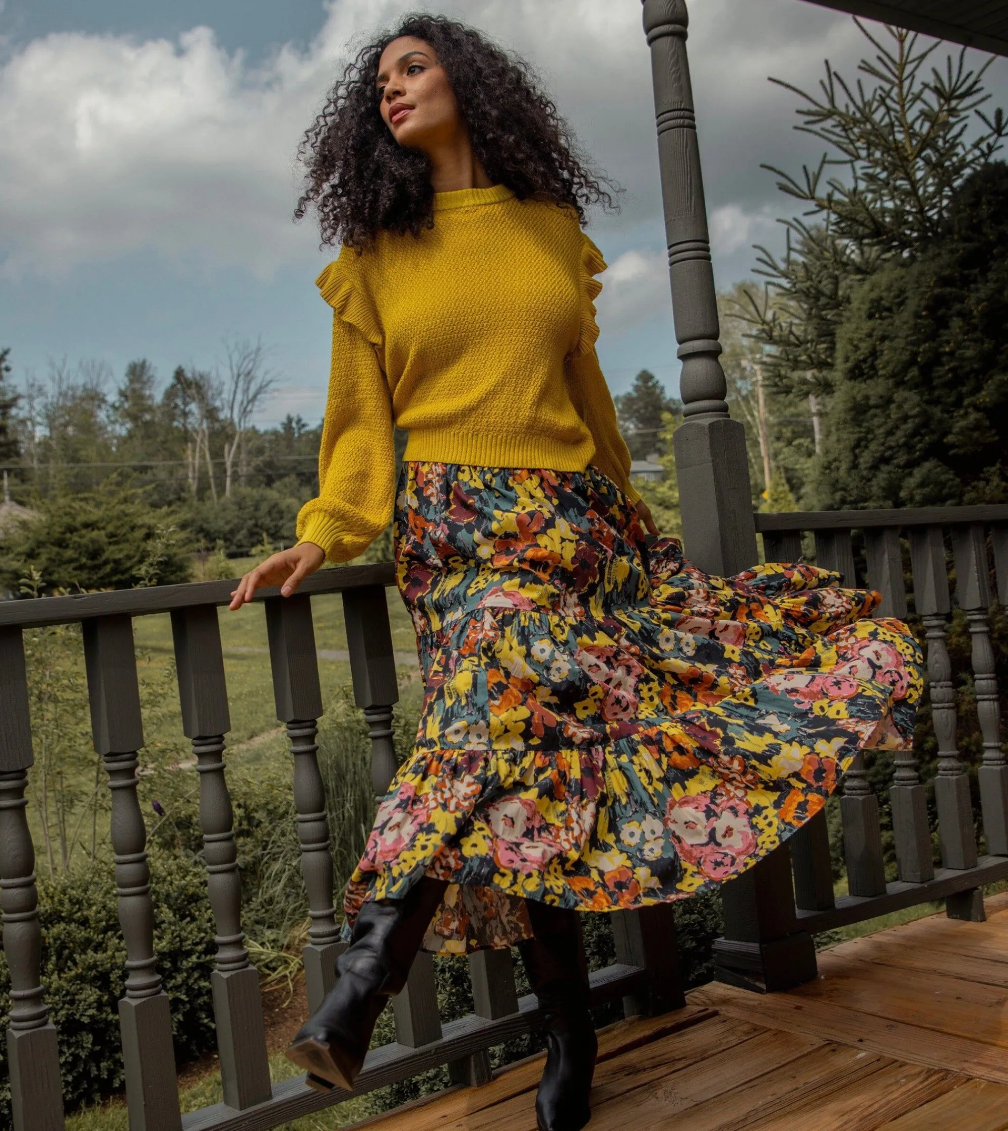 Cleobella Bottoms-Freya Ankle Skirtmonet