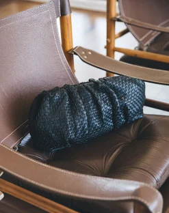 Cleobella Handbags-Gigi Woven Clutchblack