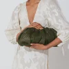 Cleobella Handbags-Gigi Woven Clutcholive