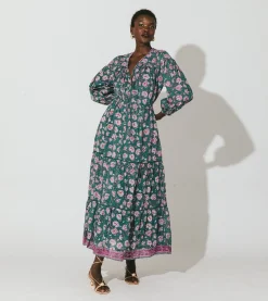 Cleobella Dresses-Grace Ankle Dressjade Floral