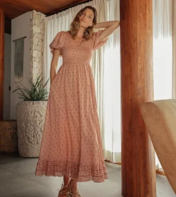 Cleobella Dresses-Harmoni Ankle Dresspetal