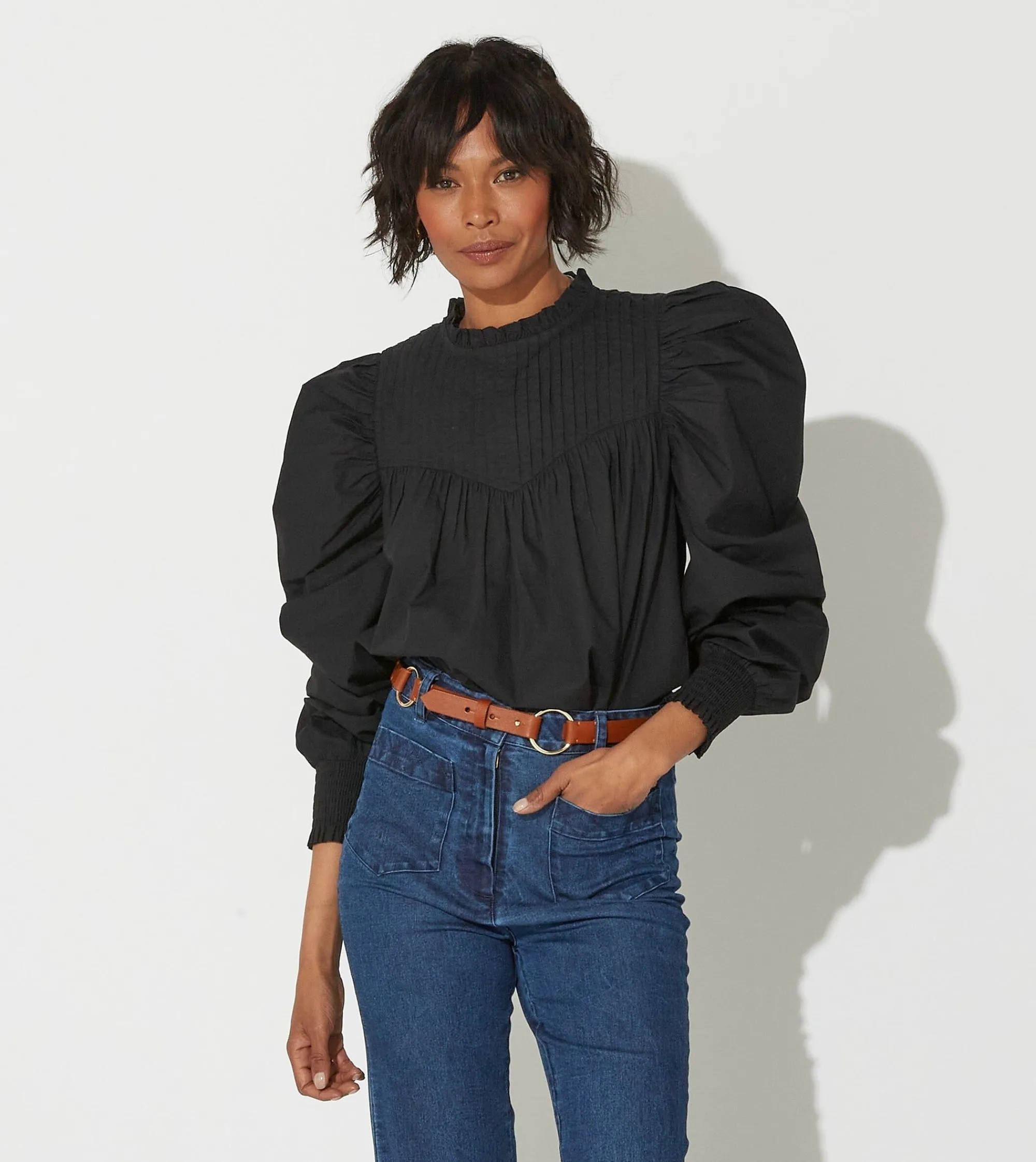 Cleobella Tops-Irina Blouseblack
