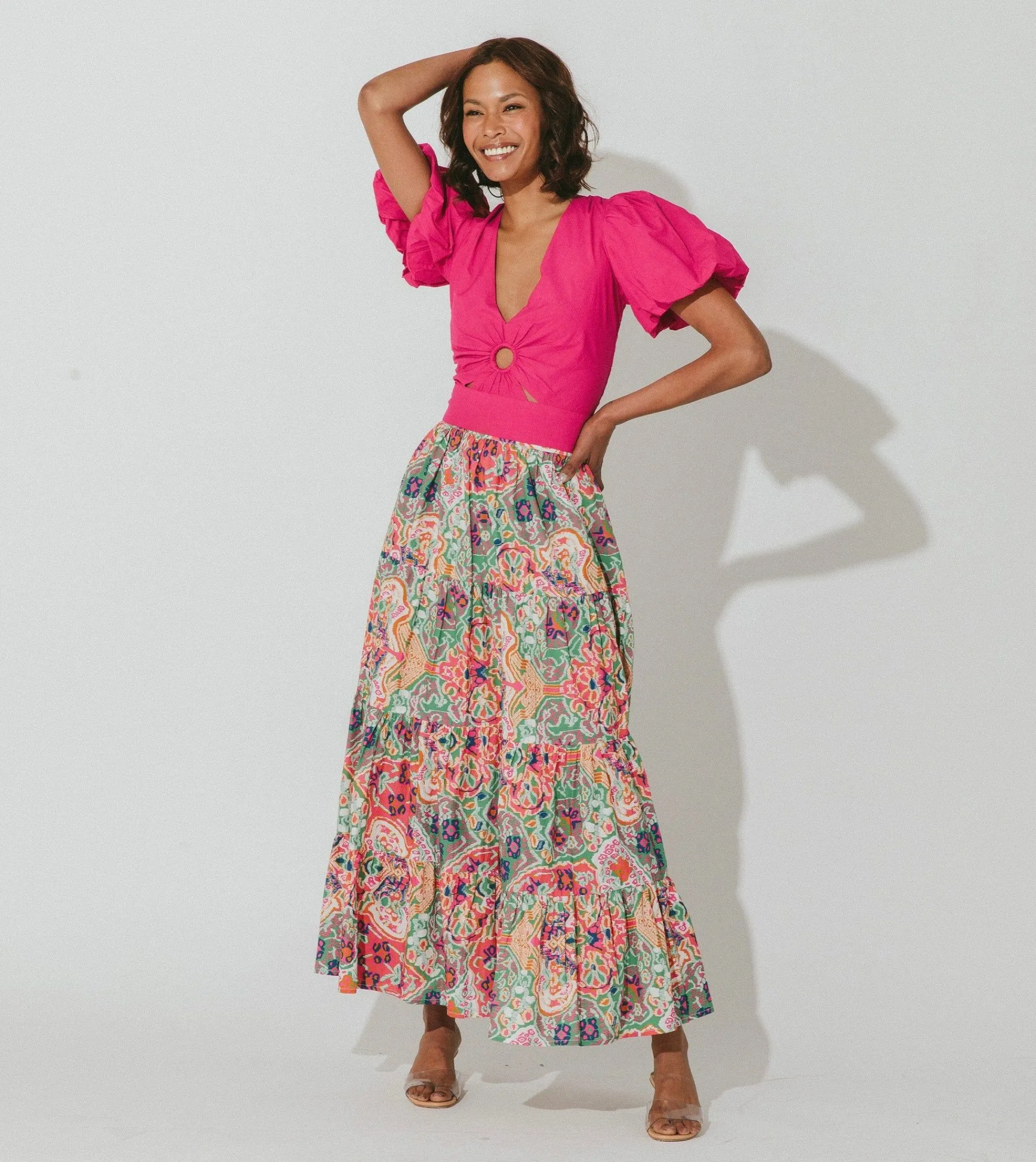 Cleobella Bottoms-Jacinta Maxi Skirtpanama