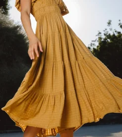 Cleobella Dresses-Kailani Midi Dressgoldie