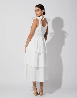 Cleobella Dresses-Kaiya Midi Dresswhite