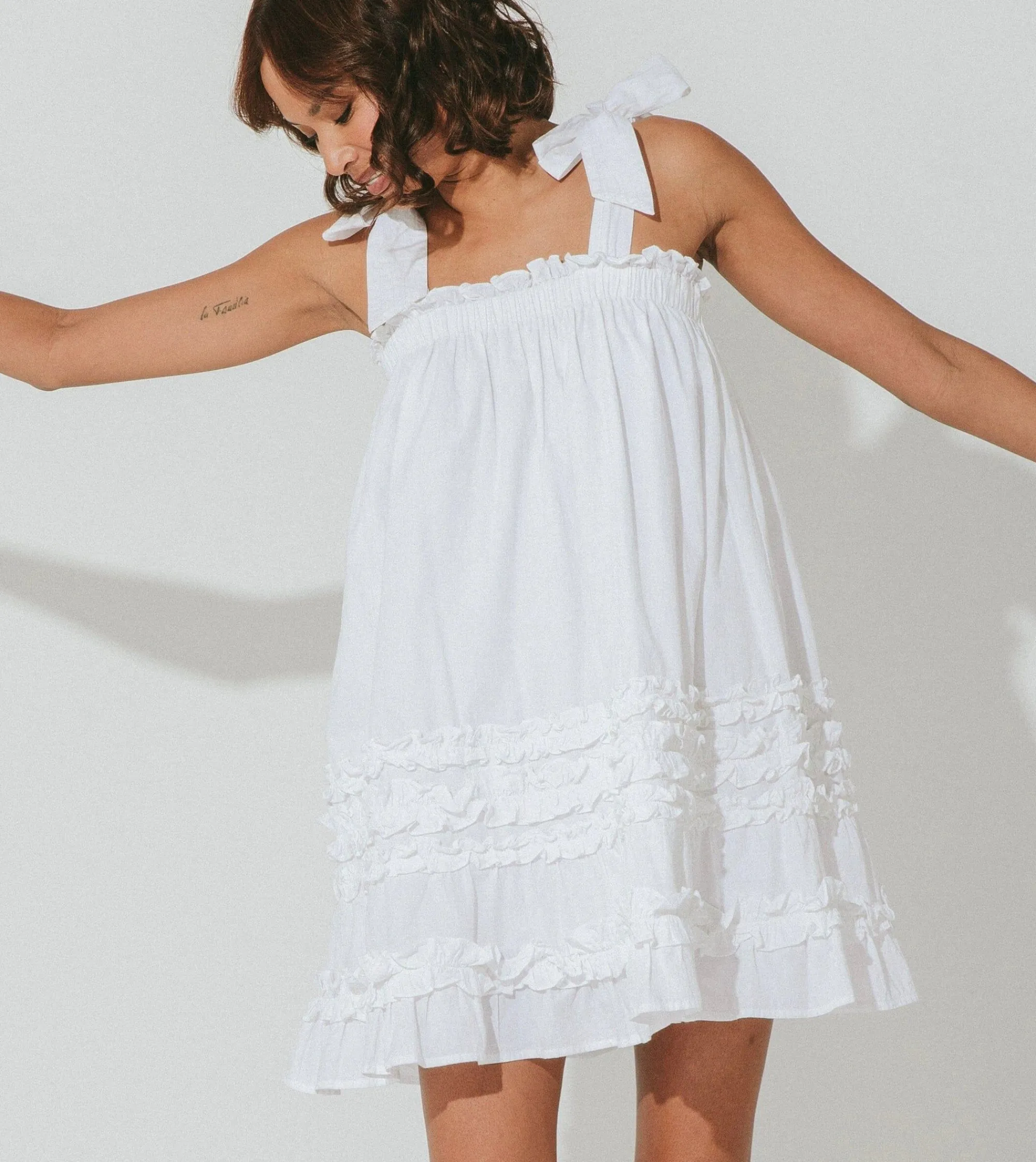 Cleobella Dresses-Kari Mini Dresswhite