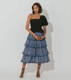 Cleobella Bottoms-Lana Midi Skirtlazuli