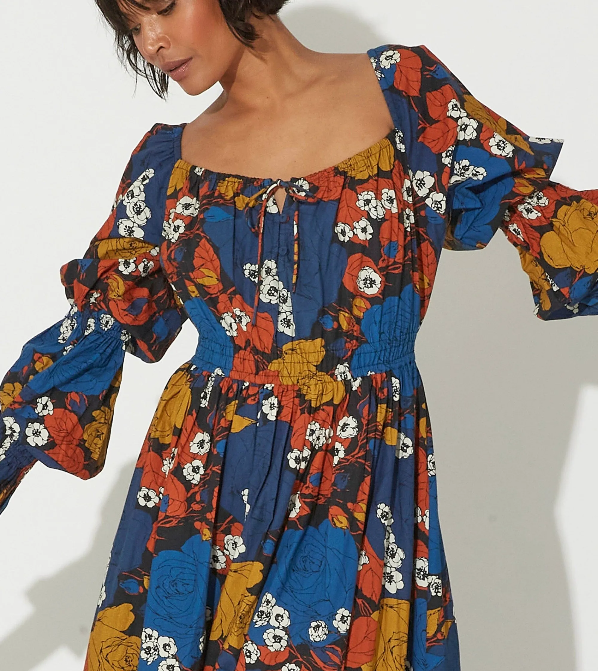 Cleobella Dresses-Lisbeth Ankle Dresssakura