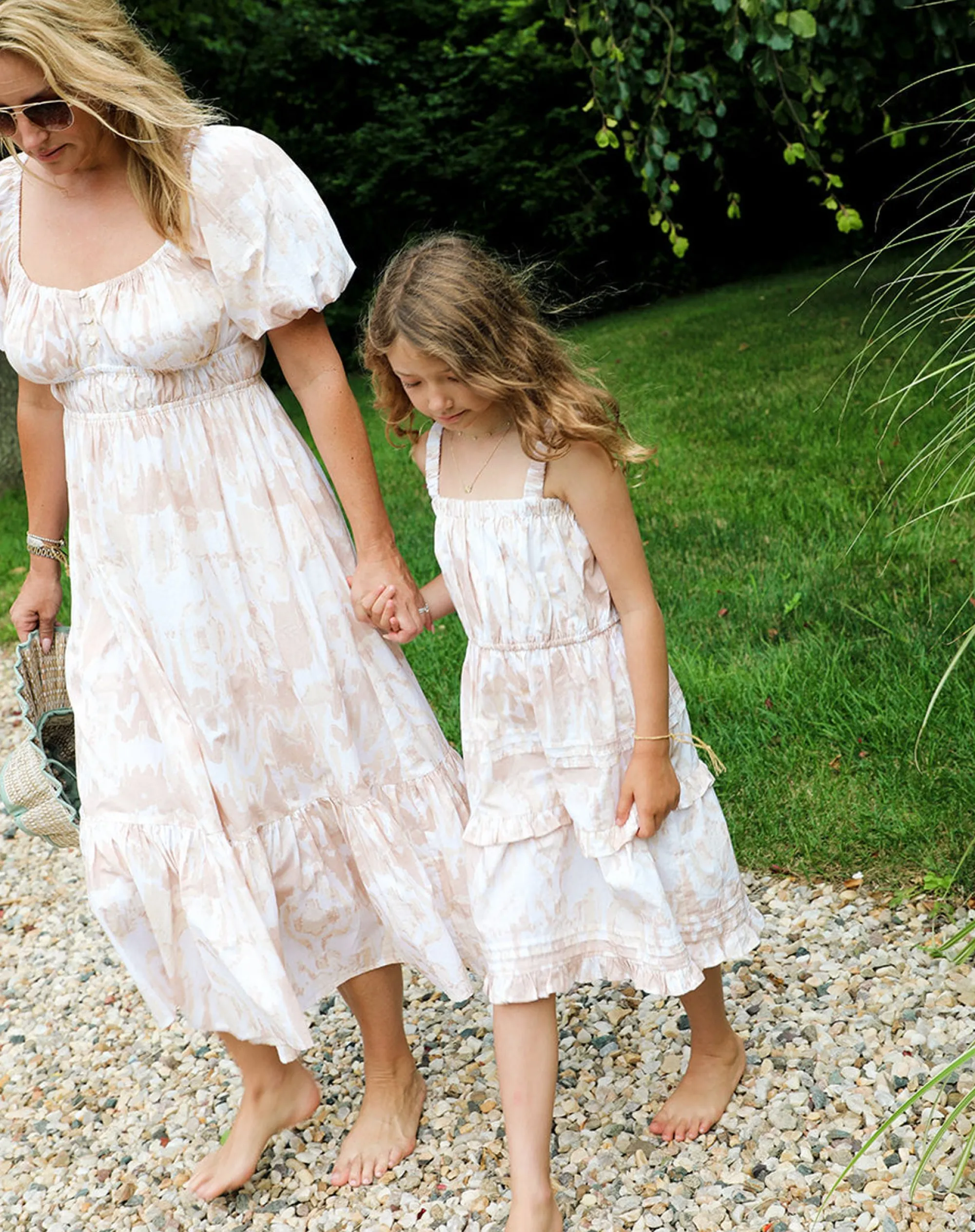 Cleobella Littles-Littles Jolene Dresswatercolor Ikat Beige