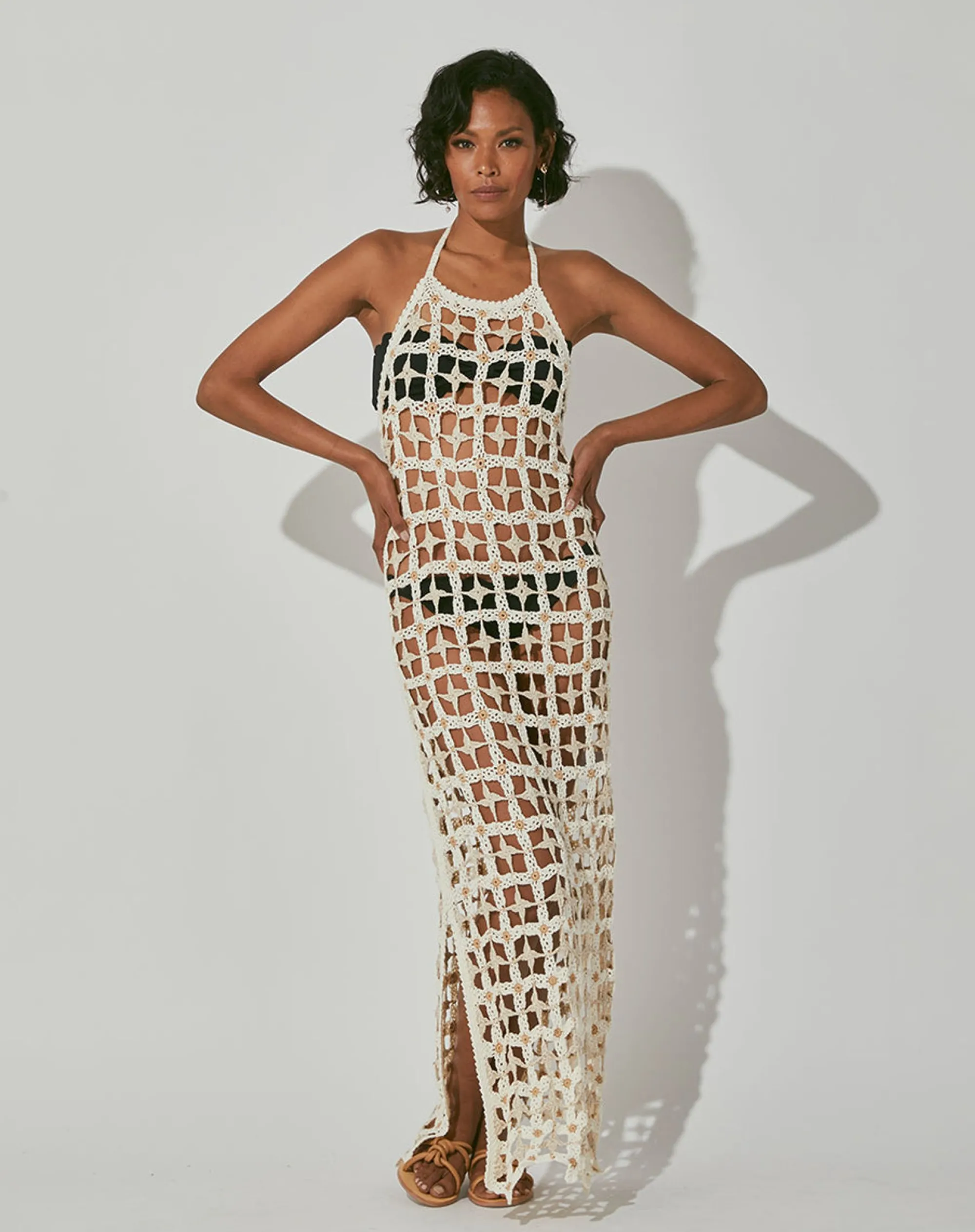 Cleobella Dresses-Lotus Crochet Dressmulti