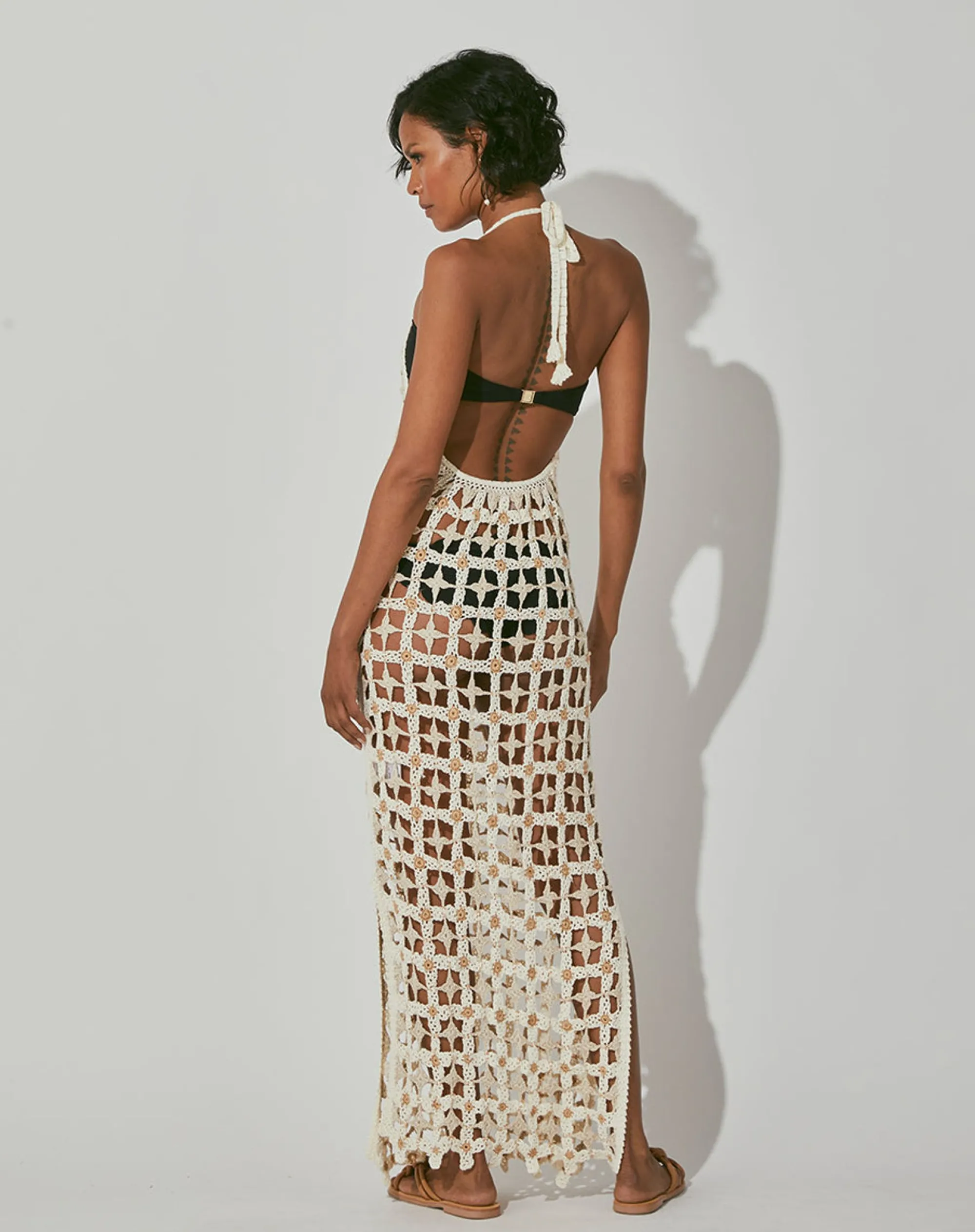 Cleobella Dresses-Lotus Crochet Dressmulti