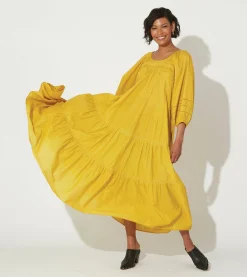 Cleobella Dresses-Luz Ankle Dresscitrine