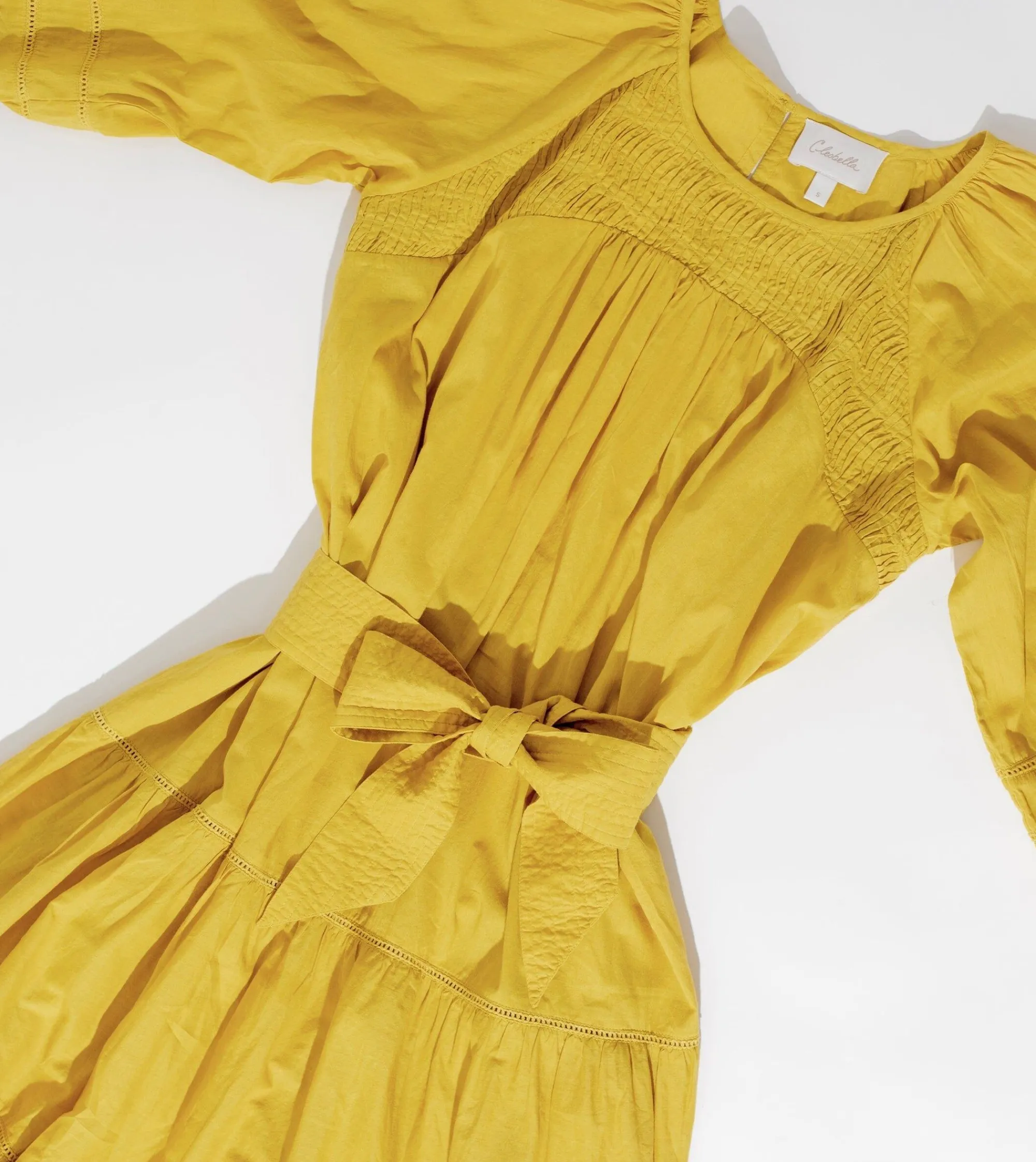 Cleobella Dresses-Luz Ankle Dresscitrine