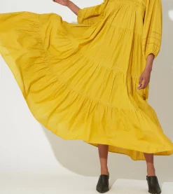 Cleobella Dresses-Luz Ankle Dresscitrine