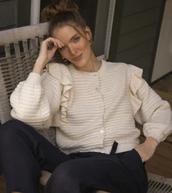Cleobella Jackets & Sweaters-Maelle Cardiganivory