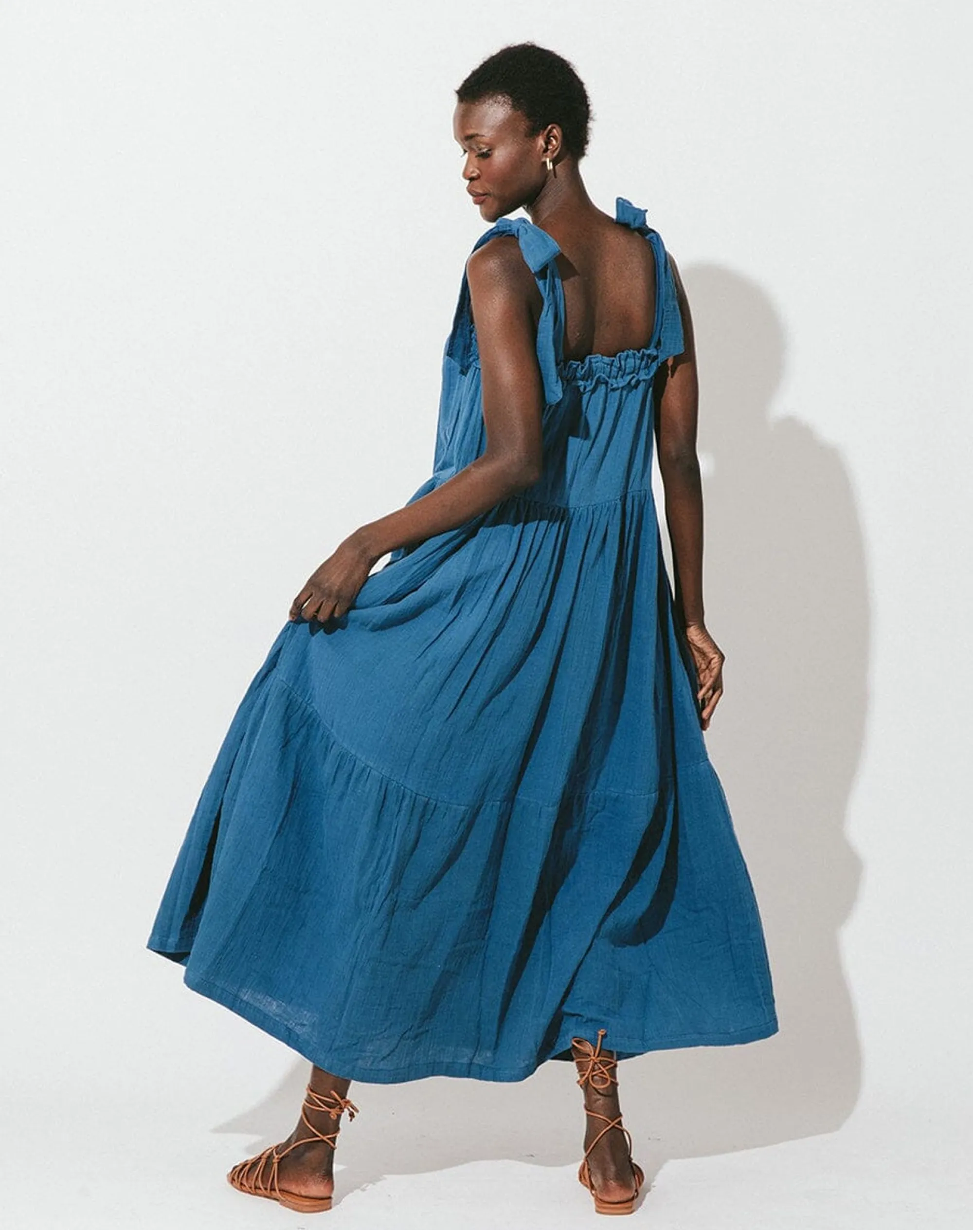 Cleobella Dresses-Maile Ankle Dressindigo