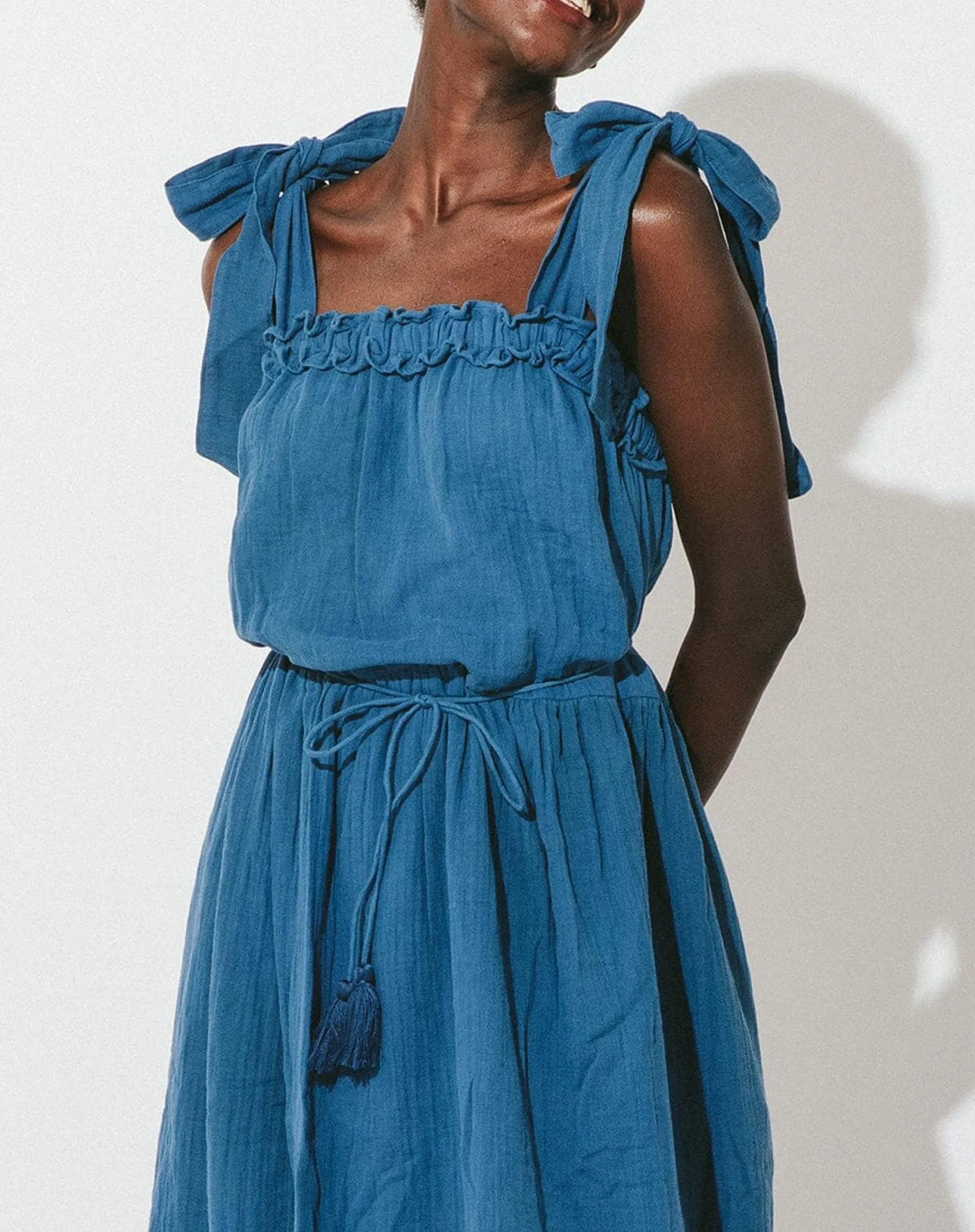 Cleobella Dresses-Maile Ankle Dressindigo