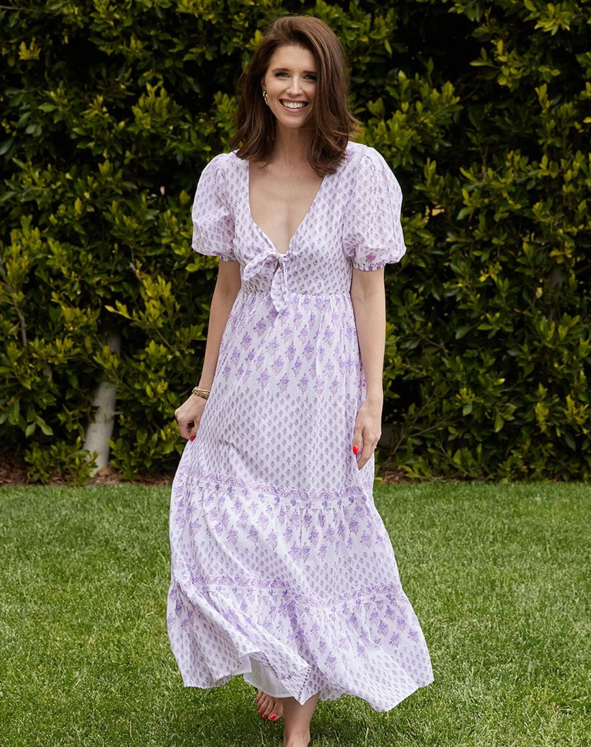 Cleobella Dresses-Maria Ankle Dressditzy Rose
