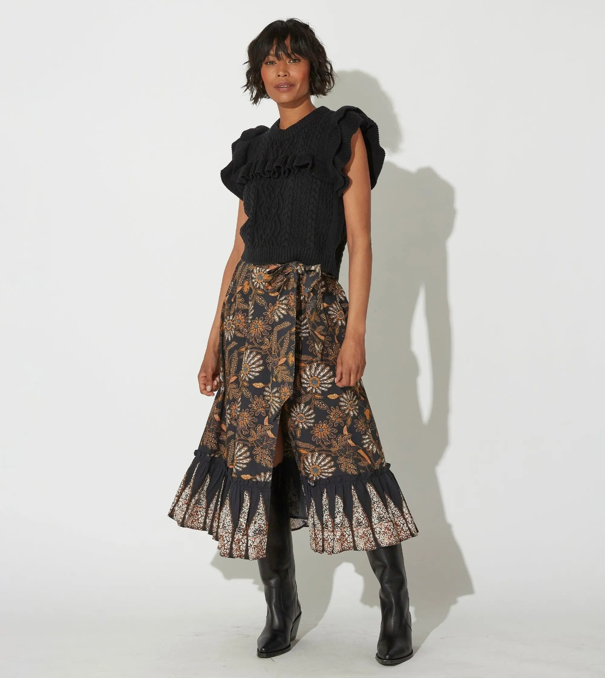 Cleobella Bottoms-Mika Midi Skirtmagnolia