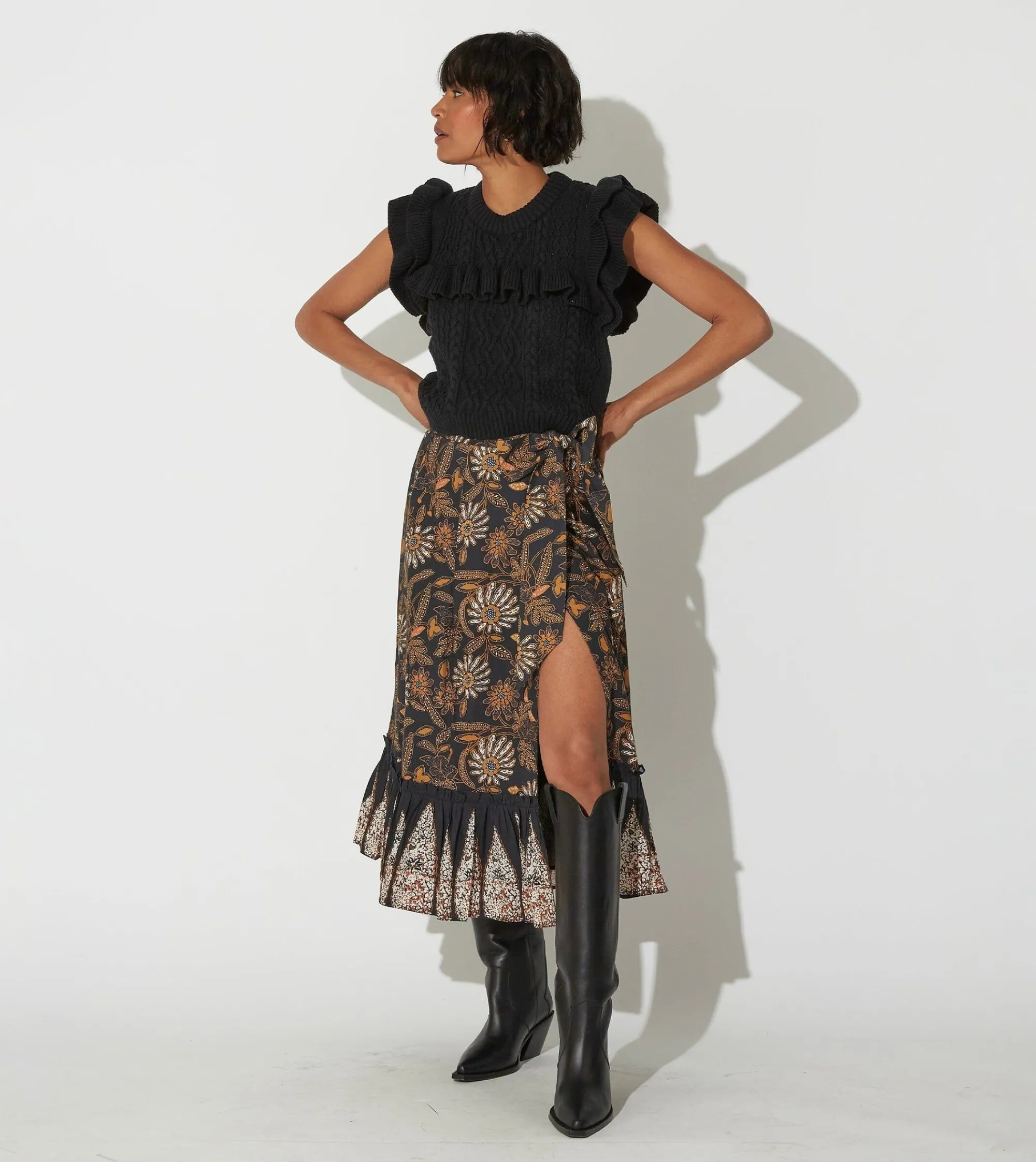 Cleobella Bottoms-Mika Midi Skirtmagnolia