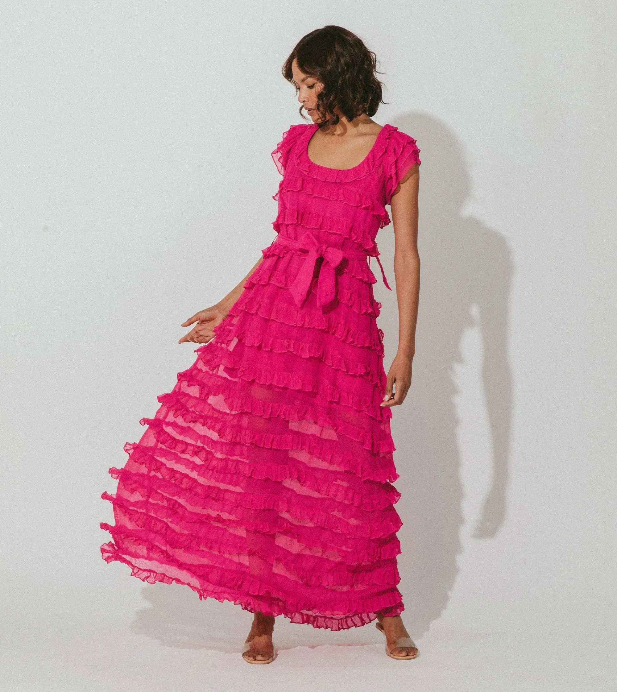 Cleobella Dresses-Milana Ankle Dressmagenta