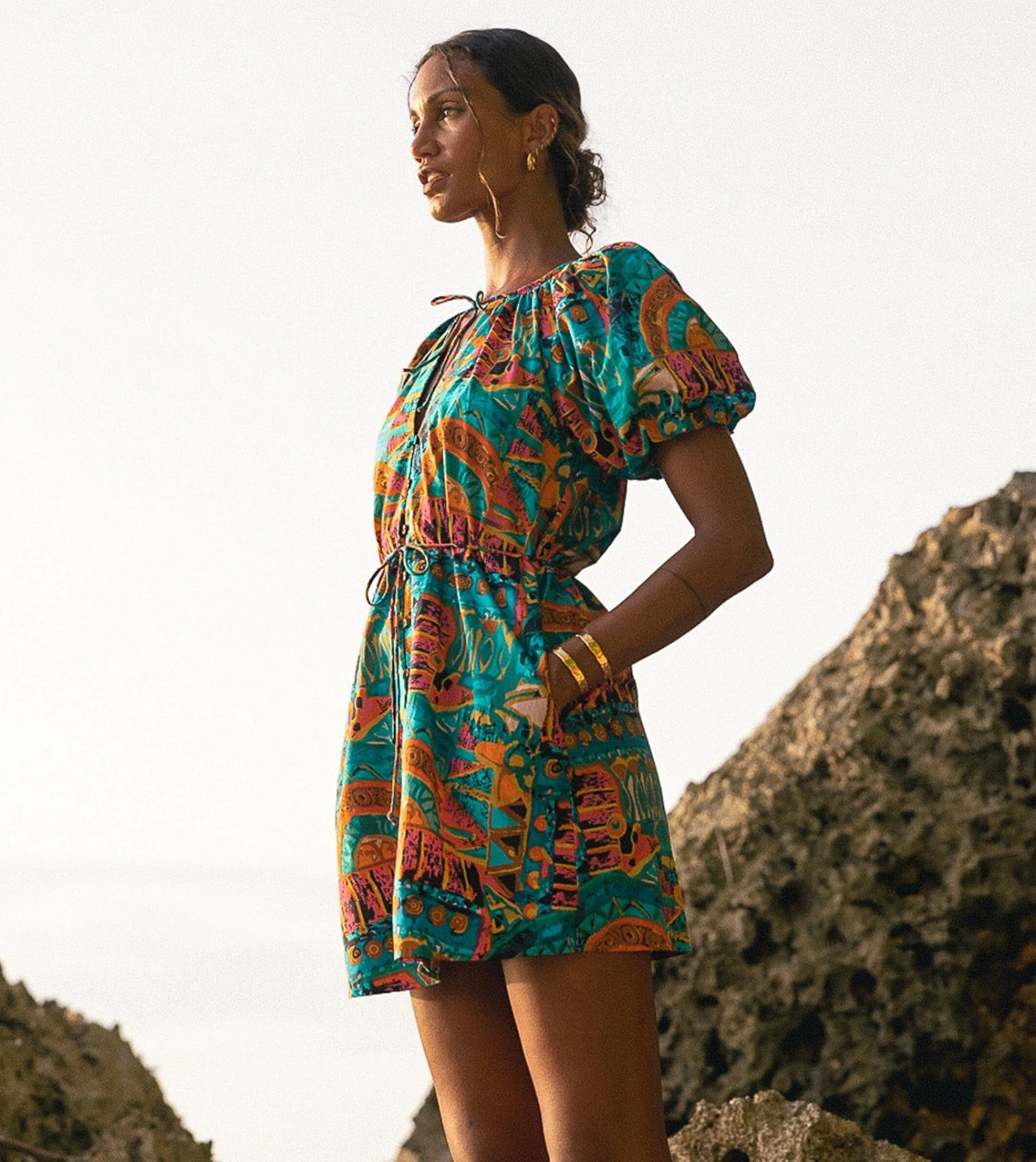 Cleobella Dresses-Natia Mini Dressparadiso
