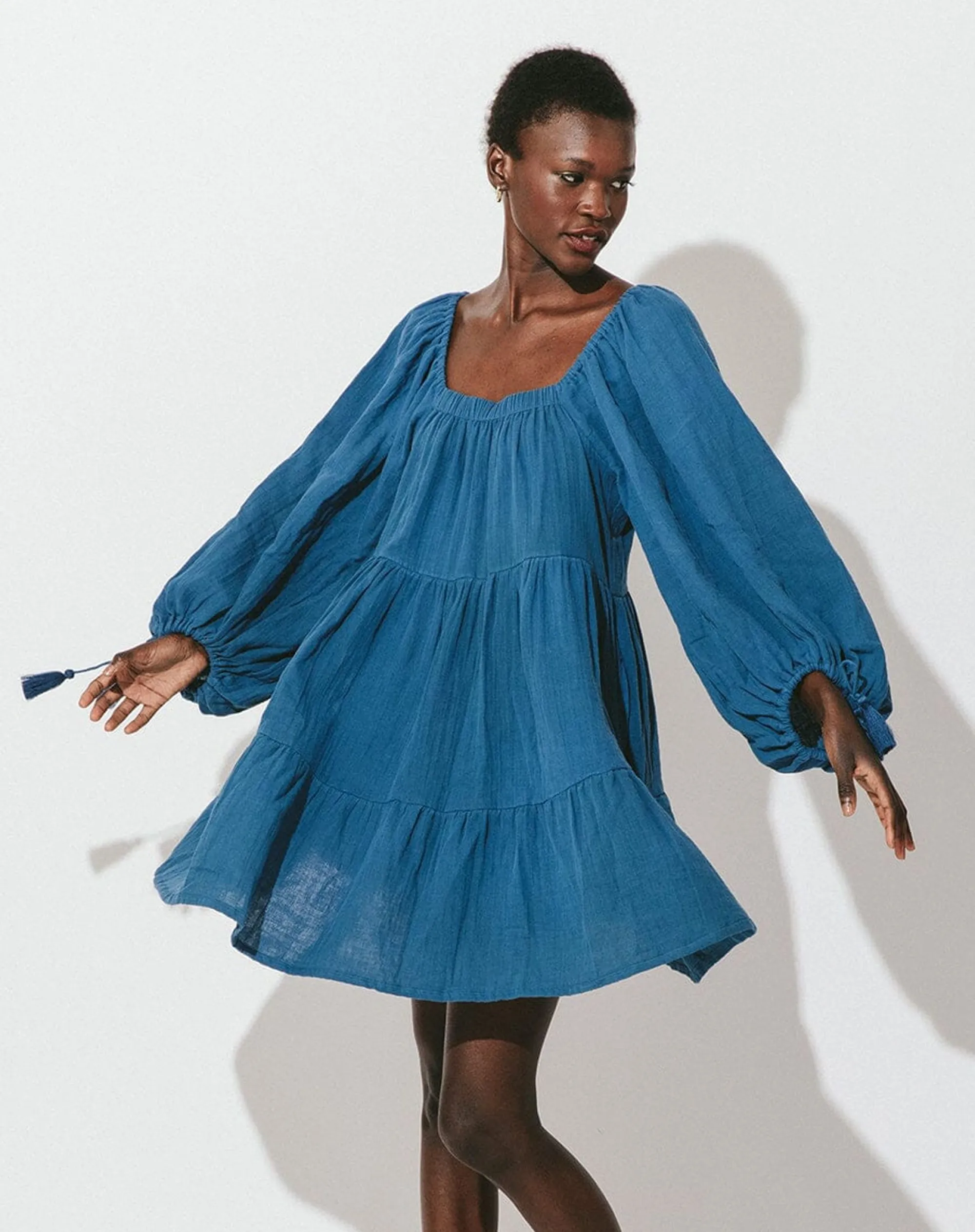 Cleobella Dresses-Neha Mini Dressindigo