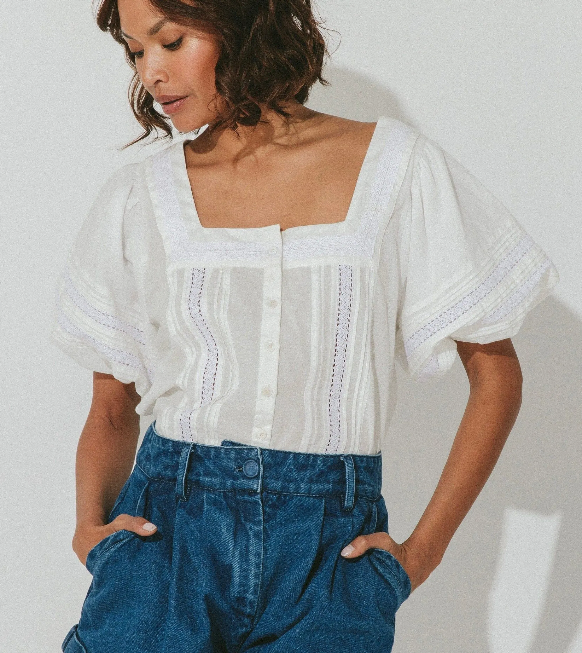 Cleobella Tops-Nicola Blouseivory